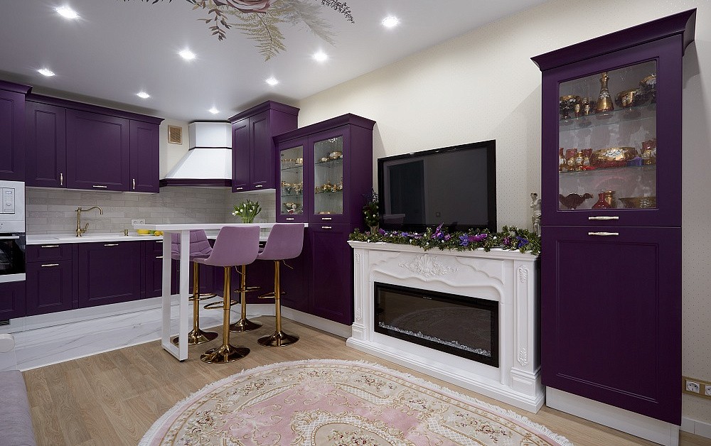 Яркая кухня в ЖК «Жулебино Парк»