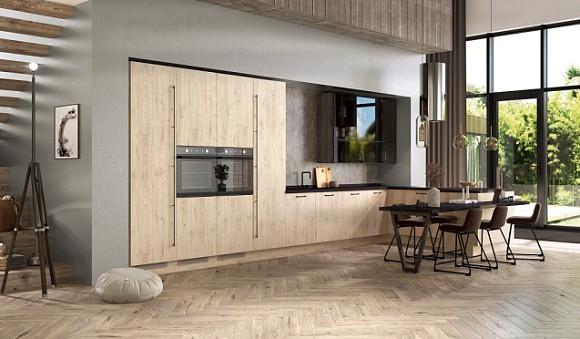 Бежевая кухня во Владикавказе