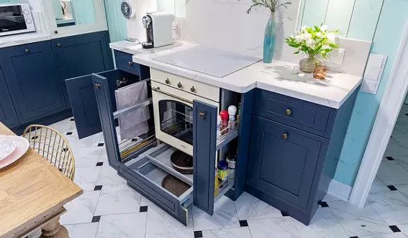 Синяя кухня в Казани