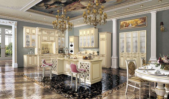 Светлая кухня в Санкт-Петербурге