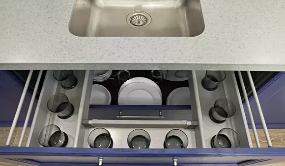 Синяя кухня в Казани