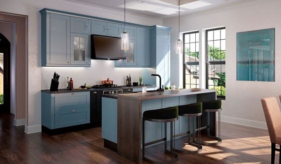 Дизайн стен на кухне