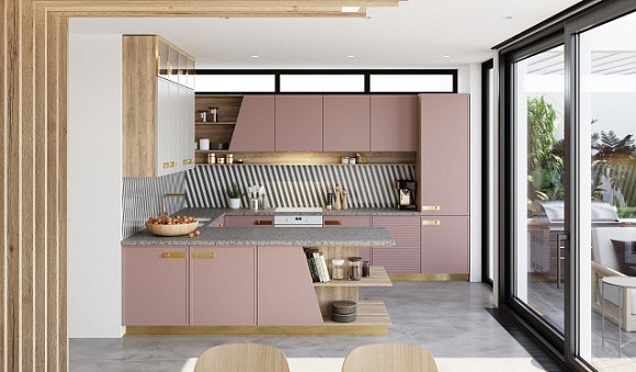 Светлая кухня в Санкт-Петербурге